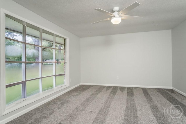 12902 Canterbury Rd, Savannah, GA 31419 - carpeted spare room with ceiling fan and a textured ceiling