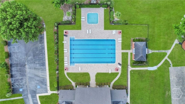 117 Barrington Rd, Pooler, GA 31322 - bird's eye view of a pool