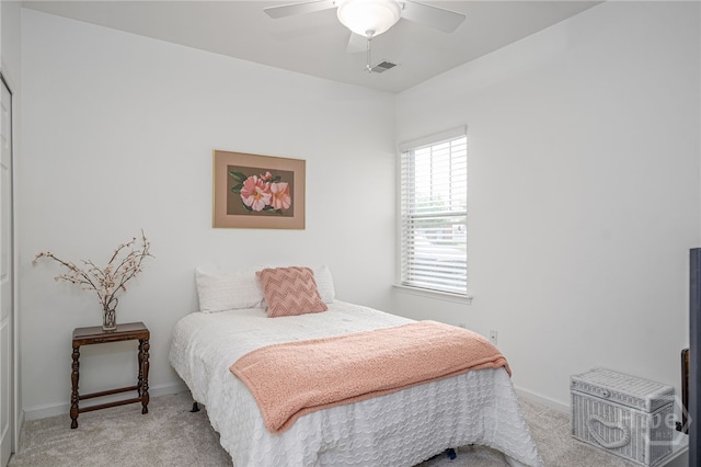 141 Regency Cir, Pooler, GA 31322 - bedroom with carpet floors and ceiling fan