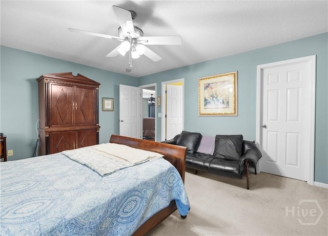 335 Winchester Dr, Pooler, GA 31322 - bedroom with carpet and ceiling fan