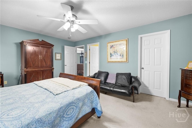 335 Winchester Dr, Pooler, GA 31322 - bedroom featuring carpet and a ceiling fan