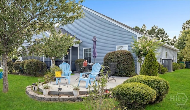 335 Winchester Dr, Pooler, GA 31322 - back of house with a patio and a yard