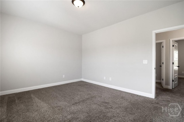 302 Morgan Pines Dr, Pooler, GA 31322 - empty room featuring dark colored carpet and baseboards
