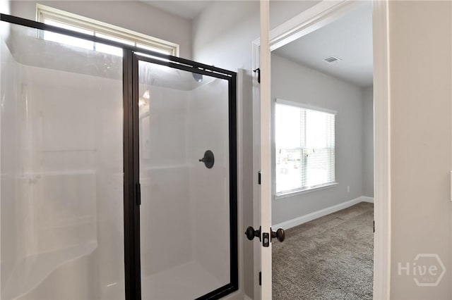 302 Morgan Pines Dr, Pooler, GA 31322 - full bathroom featuring a shower stall