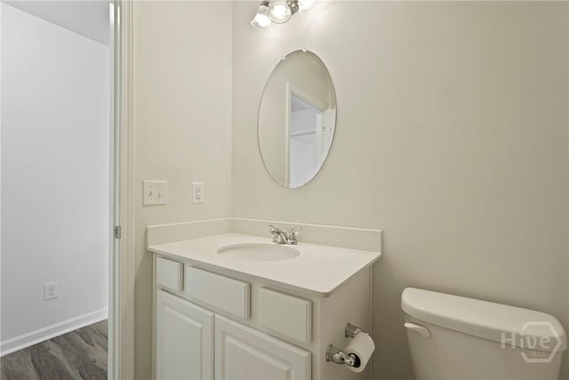 13 Summer Place Dr, Guyton, GA 31312 - half bath featuring vanity and wood finished floors