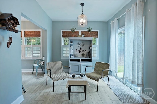137 Regency Cir, Pooler, GA 31322 - sitting room with light wood-type flooring and baseboards