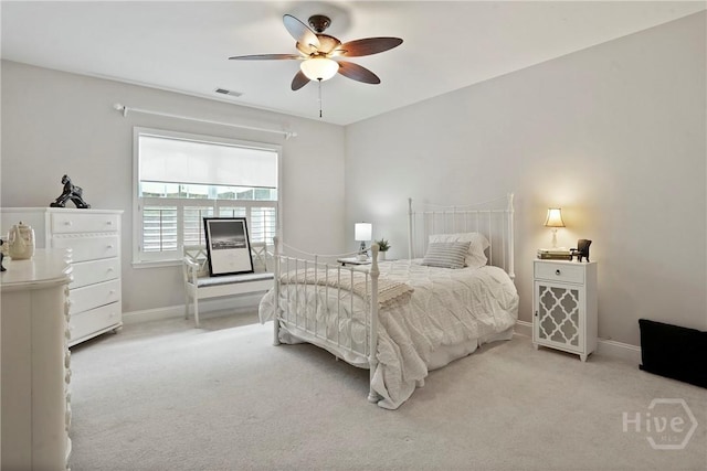 137 Regency Cir, Pooler, GA 31322 - carpeted bedroom with a ceiling fan and baseboards