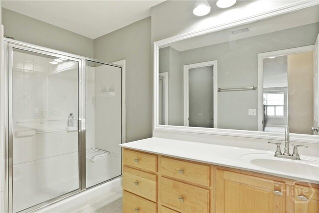 137 Regency Cir, Pooler, GA 31322 - full bathroom featuring a stall shower and vanity