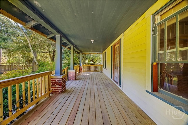 438 Kessler Loop, Guyton, GA 31312 - view of wooden porch