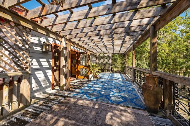 438 Kessler Loop, Guyton, GA 31312 - view of patio / terrace featuring a pergola