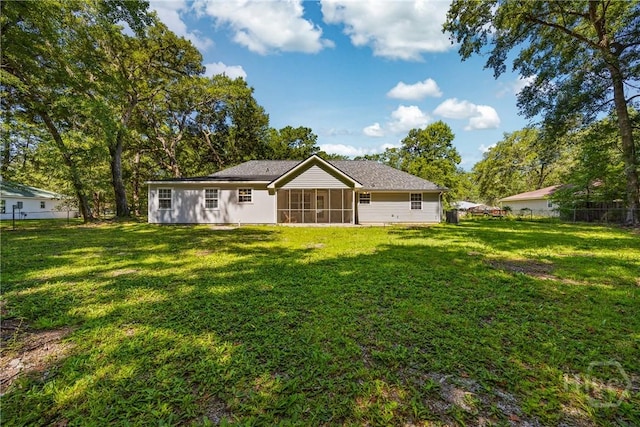 166 Old Sunbury Trl, Midway, GA 31320 - back of property with a sunroom