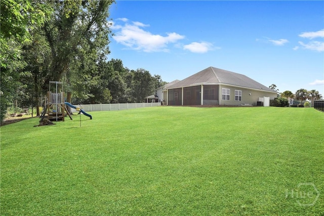 80 Sunbury Ct, Richmond Hill, GA 31324 - view of yard with a playground