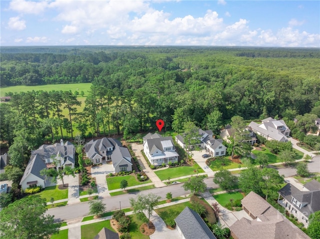 122 Kent, Pooler, GA 31322 - aerial perspective of suburban area with a forest