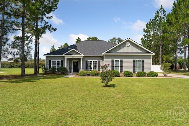 202 Orleans Trl, Statesboro, GA 30461 - view of front of home featuring a front lawn and roof with shingles