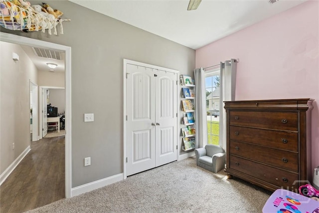 202 Orleans Trl, Statesboro, GA 30461 - bedroom with baseboards and a closet
