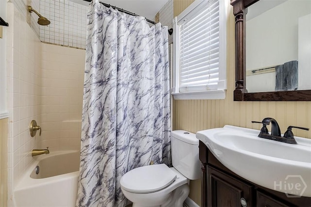 225 Jasper Ln, Rincon, GA 31326 - full bathroom featuring shower / bath combination with curtain and vanity
