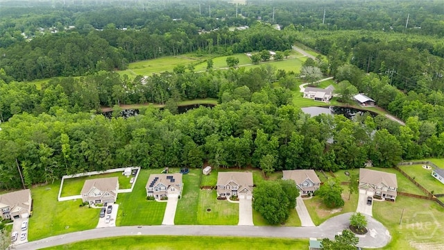 121 Cypress Loop, Bloomingdale, GA 31302 - aerial view of residential area featuring a forest