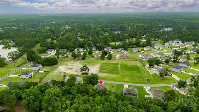 121 Cypress Loop, Bloomingdale, GA 31302 - aerial perspective of suburban area with a forest