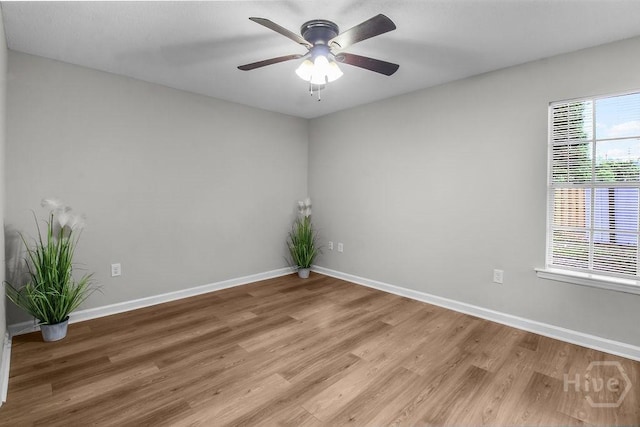 213 Executive Park Dr, Savannah, GA 31406 - unfurnished room featuring light wood-style floors and ceiling fan