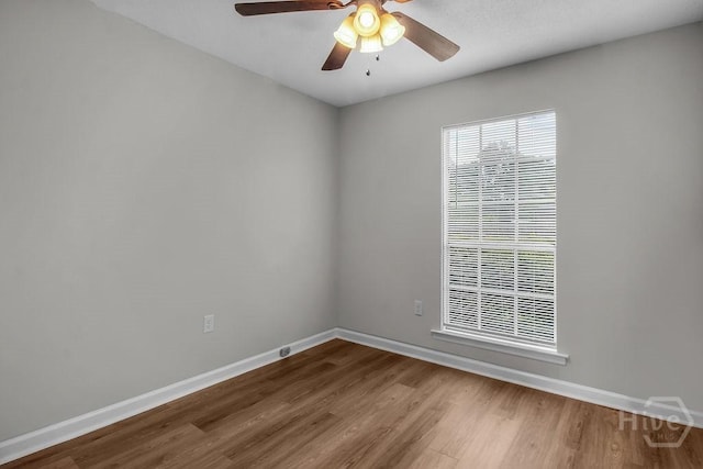 213 Executive Park Dr, Savannah, GA 31406 - unfurnished room featuring wood finished floors and ceiling fan