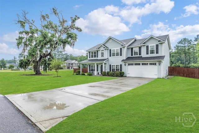 291 Kerry Dr, Richmond Hill, GA 31324 - traditional-style house featuring an attached garage and concrete driveway