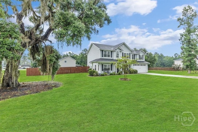 291 Kerry Dr, Richmond Hill, GA 31324 - view of front of house with a garage and concrete driveway