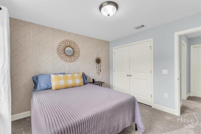 291 Kerry Dr, Richmond Hill, GA 31324 - bedroom with a closet and carpet flooring
