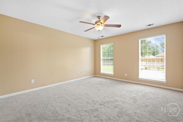 10 Cassidy Ct, Pooler, GA 31322 - carpeted spare room with a ceiling fan and a textured ceiling