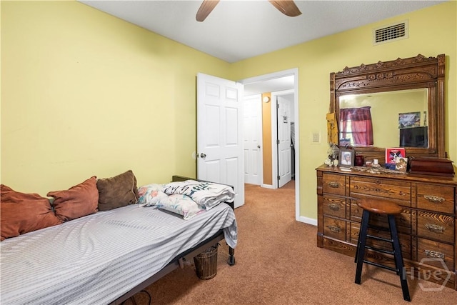 675 Foxwood Cir, Jesup, GA 31545 - carpeted bedroom featuring ceiling fan and baseboards