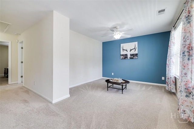 353 Casey Dr, Pooler, GA 31322 - carpeted spare room with ceiling fan and attic access