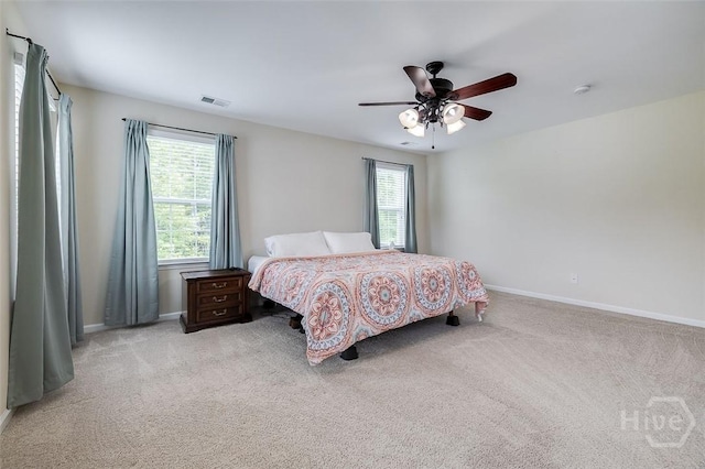 353 Casey Dr, Pooler, GA 31322 - bedroom with carpet floors and a ceiling fan