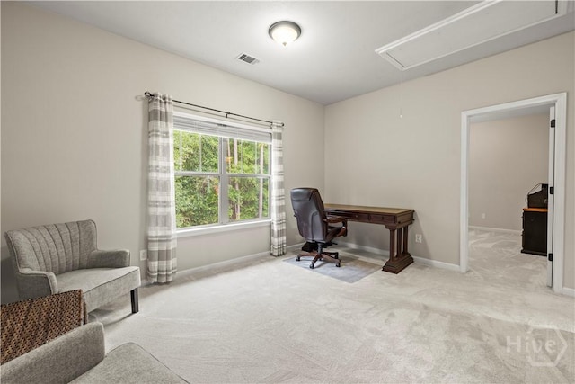 130 Whirlwind Way, Guyton, GA 31312 - office space featuring attic access and carpet floors