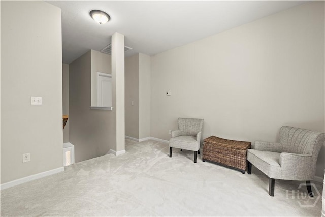 130 Whirlwind Way, Guyton, GA 31312 - sitting room with carpet flooring and an upstairs landing