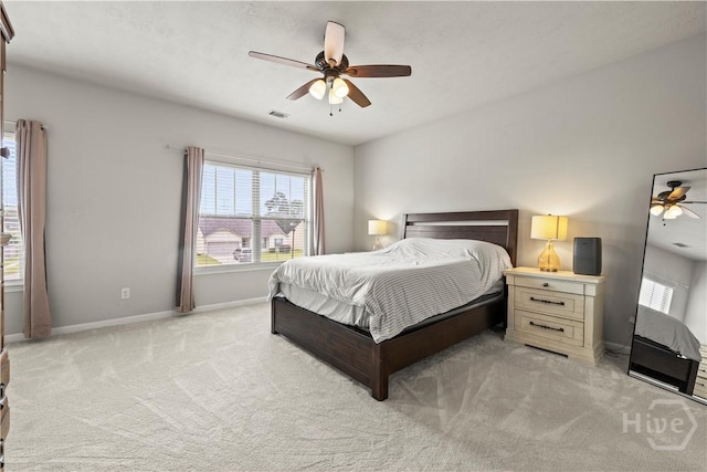 130 Whirlwind Way, Guyton, GA 31312 - bedroom featuring light colored carpet and a ceiling fan