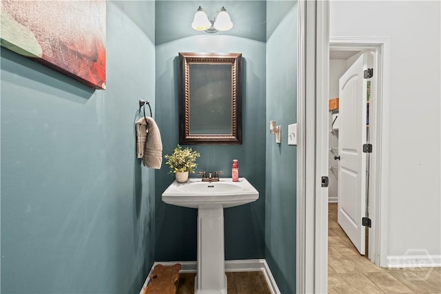 130 Whirlwind Way, Guyton, GA 31312 - bathroom with baseboards and tile patterned flooring