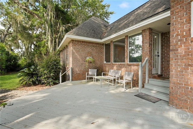 245 Youmans Rd, Midway, GA 31320 - view of patio / terrace featuring a deck