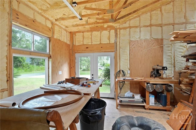 245 Youmans Rd, Midway, GA 31320 - interior space with french doors and plenty of natural light