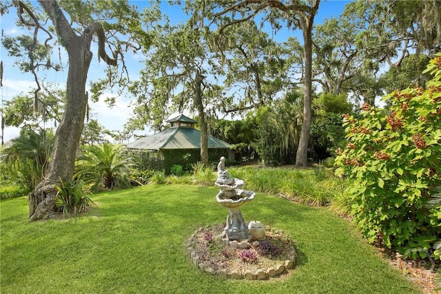 245 Youmans Rd, Midway, GA 31320 - view of green lawn with a gazebo