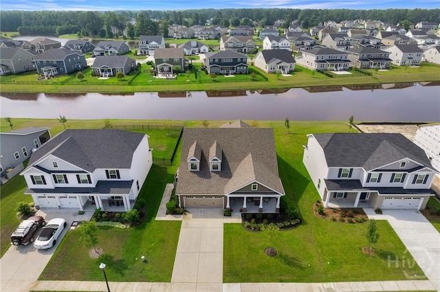 131 Como Dr, Pooler, GA 31322 - aerial view of residential area featuring a large body of water