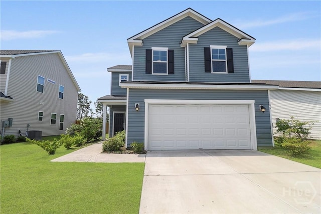 106 Brookline Dr, Savannah, GA 31407 - traditional-style home featuring a garage, a front yard, and driveway