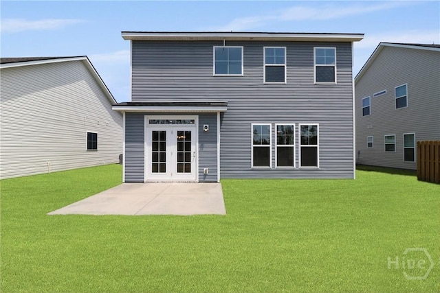 106 Brookline Dr, Savannah, GA 31407 - back of property with a patio area and a lawn