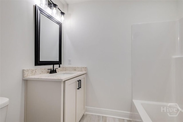 201 Dean Dr, Guyton, GA 31312 - full bathroom featuring vanity and toilet
