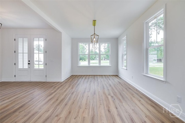 201 Dean Dr, Guyton, GA 31312 - entryway featuring light wood-style floors and baseboards