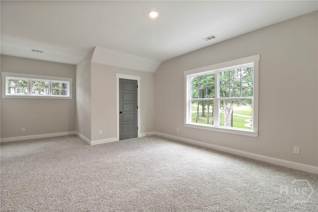178 Cubbedge Dr, Rincon, GA 31326 - unfurnished bedroom featuring carpet and lofted ceiling