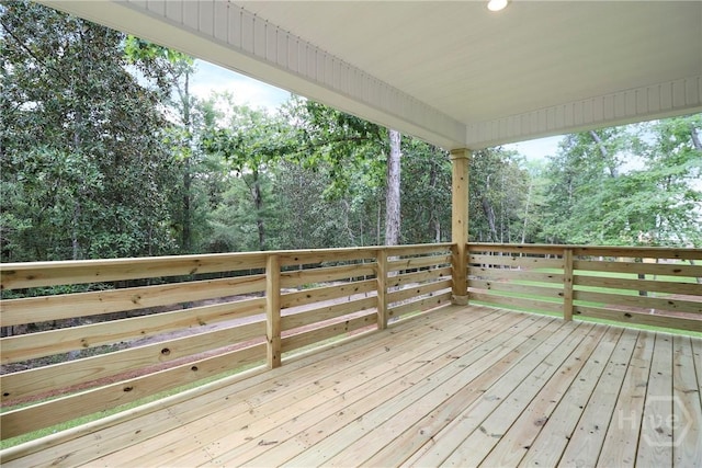 178 Cubbedge Dr, Rincon, GA 31326 - deck featuring view of scattered trees