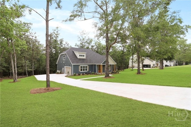 178 Cubbedge Dr, Rincon, GA 31326 - view of front of property with a front yard and concrete driveway