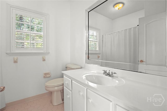 271 Davis Rd, Richmond Hill, GA 31324 - bathroom with vanity and tile patterned floors
