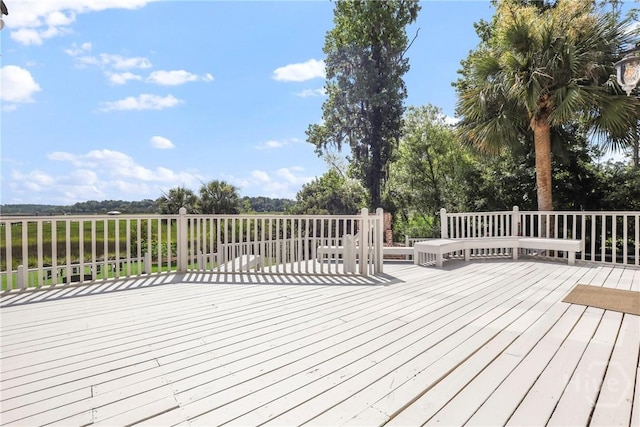 271 Davis Rd, Richmond Hill, GA 31324 - view of wooden deck
