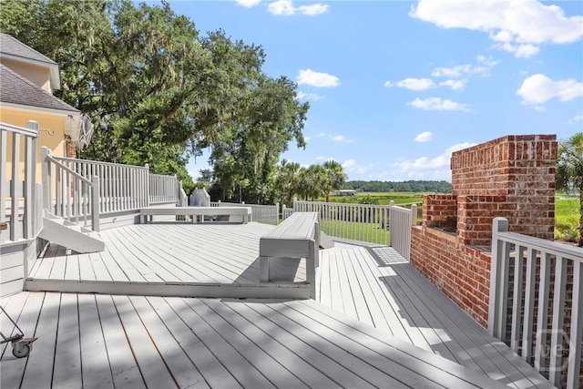 271 Davis Rd, Richmond Hill, GA 31324 - view of wooden deck