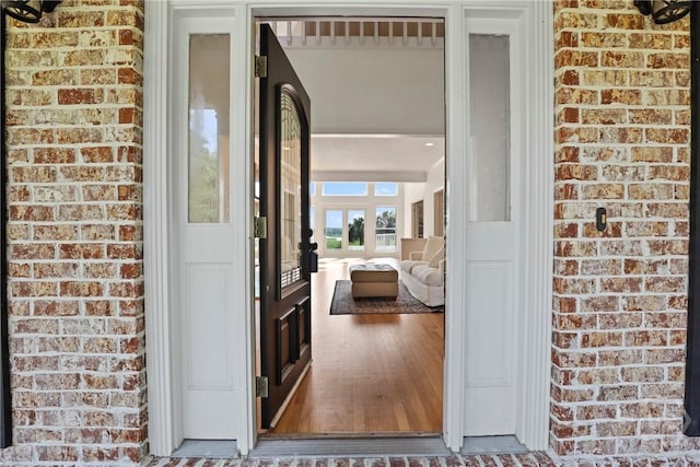 271 Davis Rd, Richmond Hill, GA 31324 - view of exterior entry with brick siding